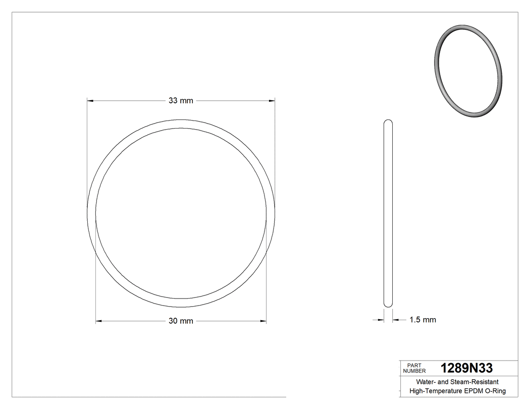 Technical drawing - 1289N33
